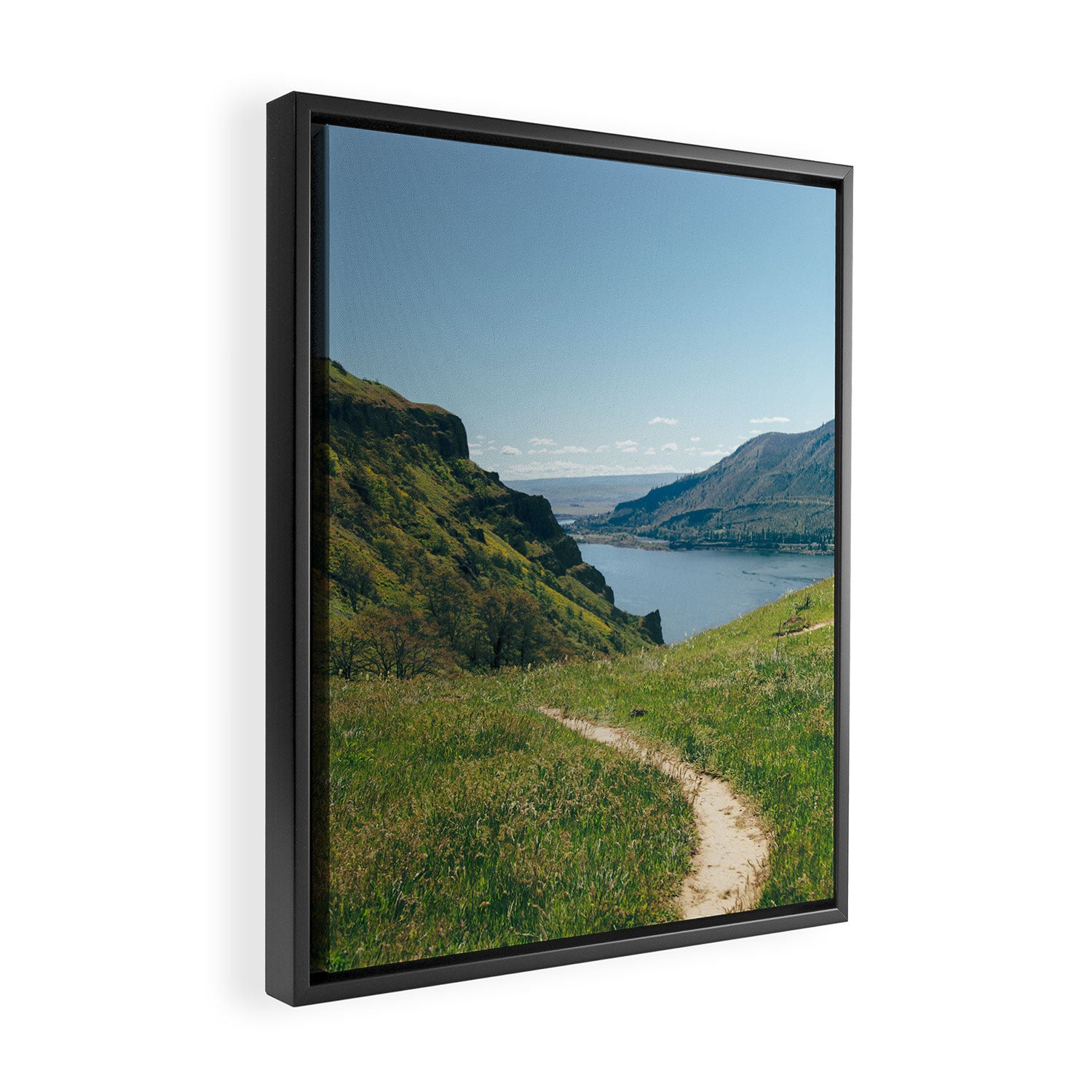 Spring Gorge Framed Canvas Print Gallery Image 2