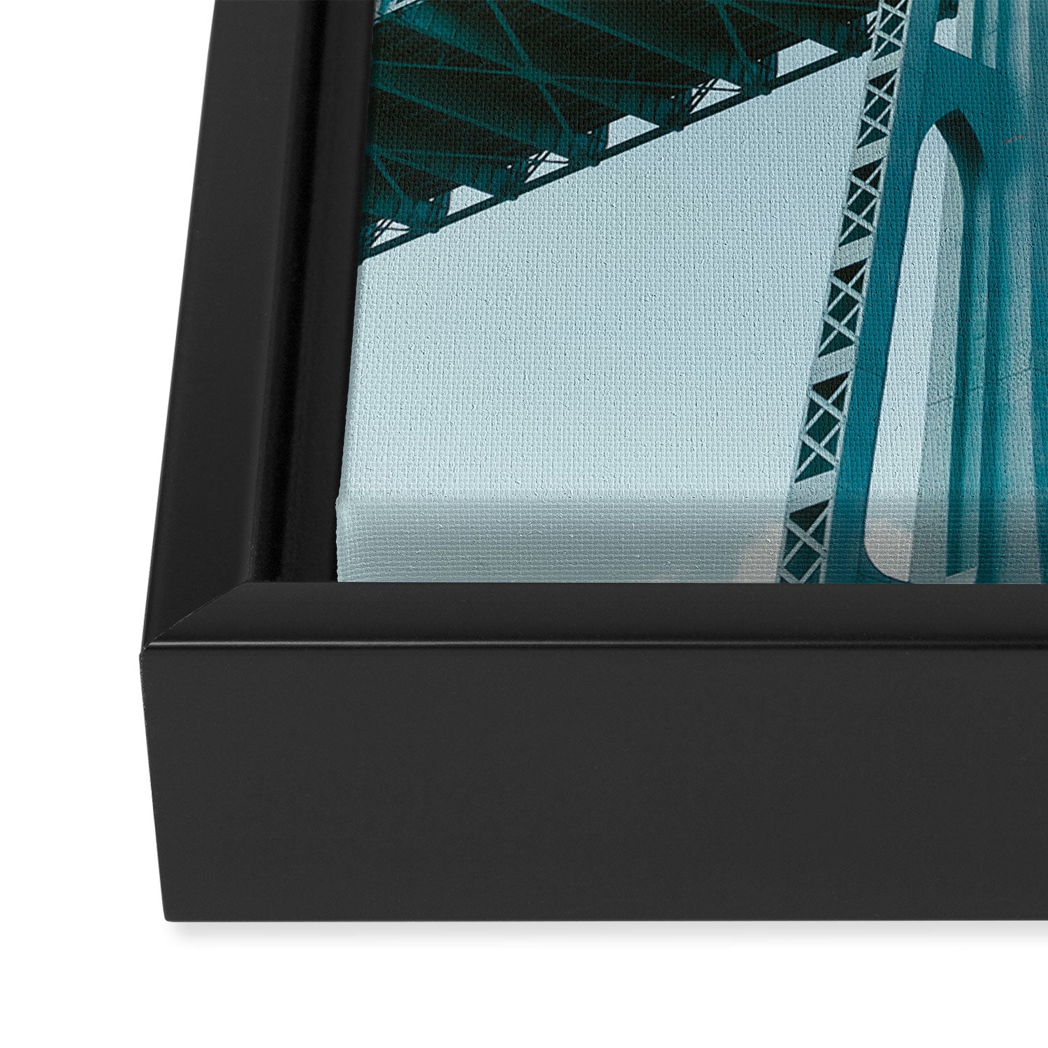 St. Johns Bridge Framed Canvas Print Gallery Image 3