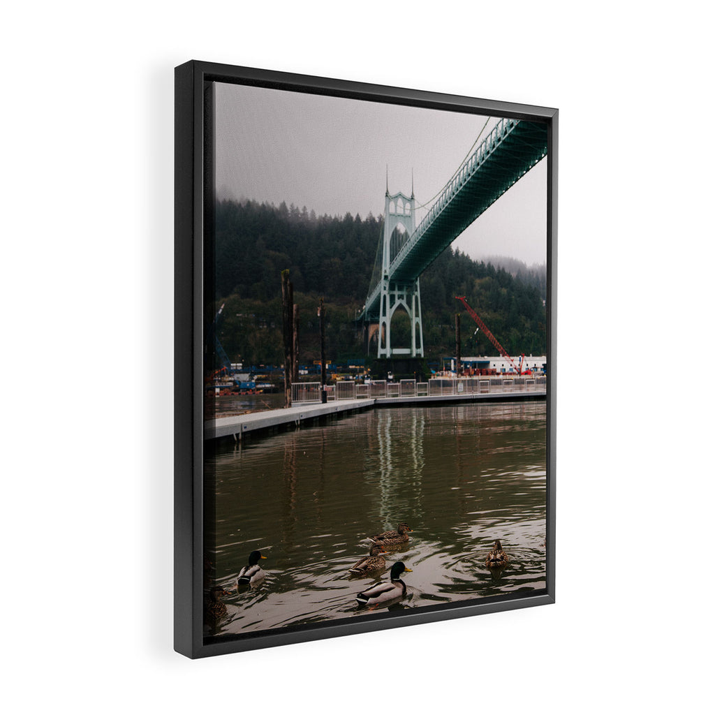 St Johns Portland Framed Canvas Print Gallery Image 2