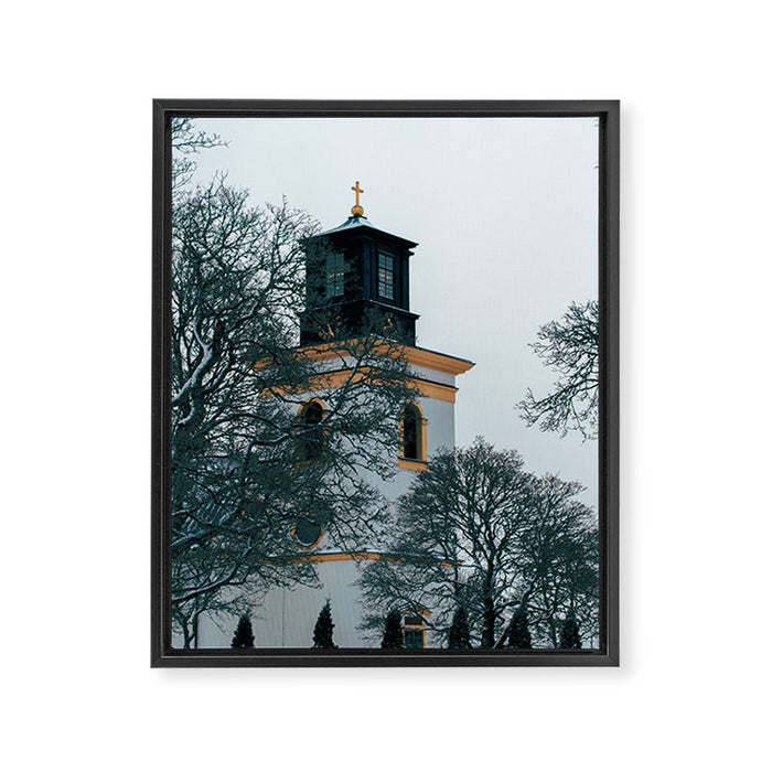 Österfärnebo Kyrka Framed Canvas Print Gallery Image 1