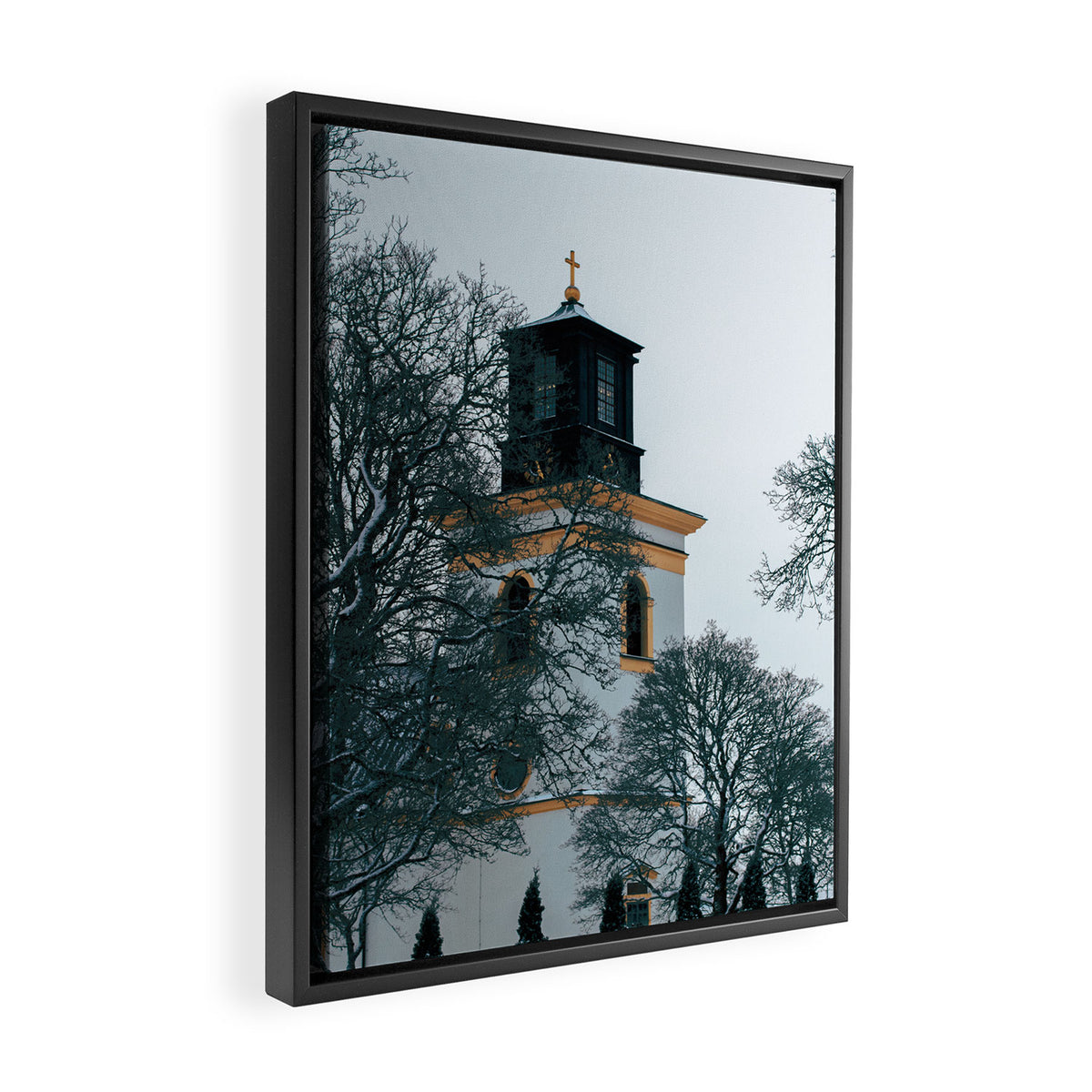 Österfärnebo Kyrka Framed Canvas Print Gallery Image 2