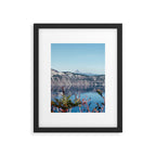 Thielsen from Crater Lake Framed Art Print Gallery Image 5