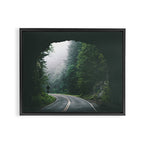 Through The Tunnel Framed Canvas Print Gallery Image 3