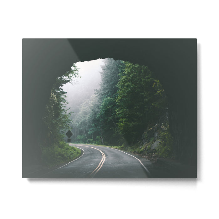 Through The Tunnel Metal Print Gallery Image 1
