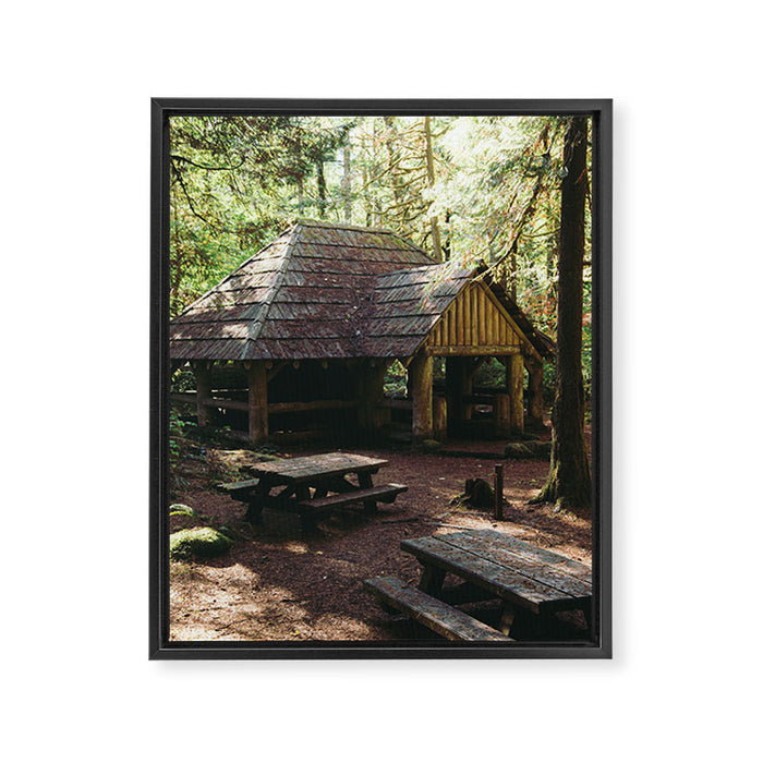 Tollgate Campground Framed Canvas Print Gallery Image 1