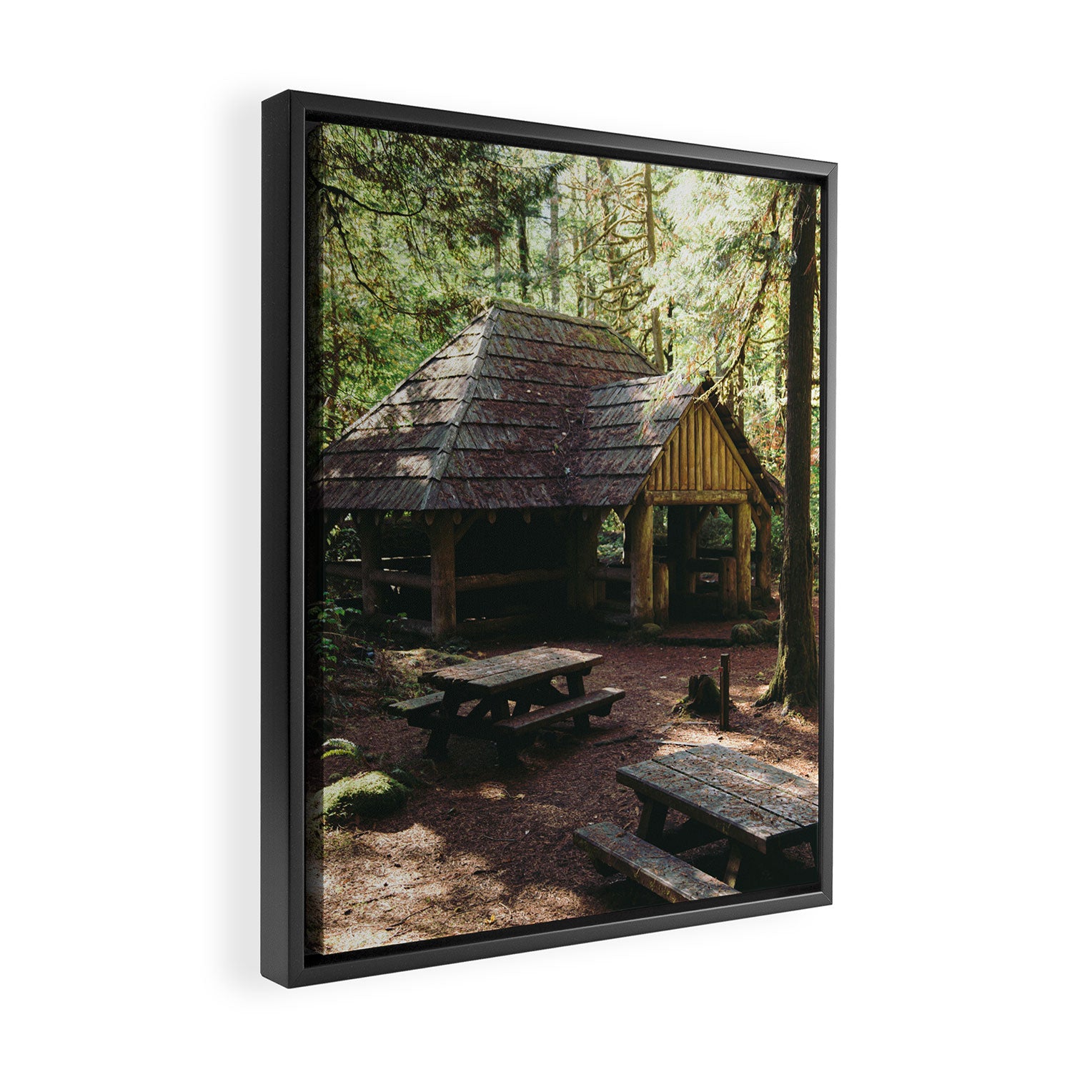 Tollgate Campground Framed Canvas Print Gallery Image 2