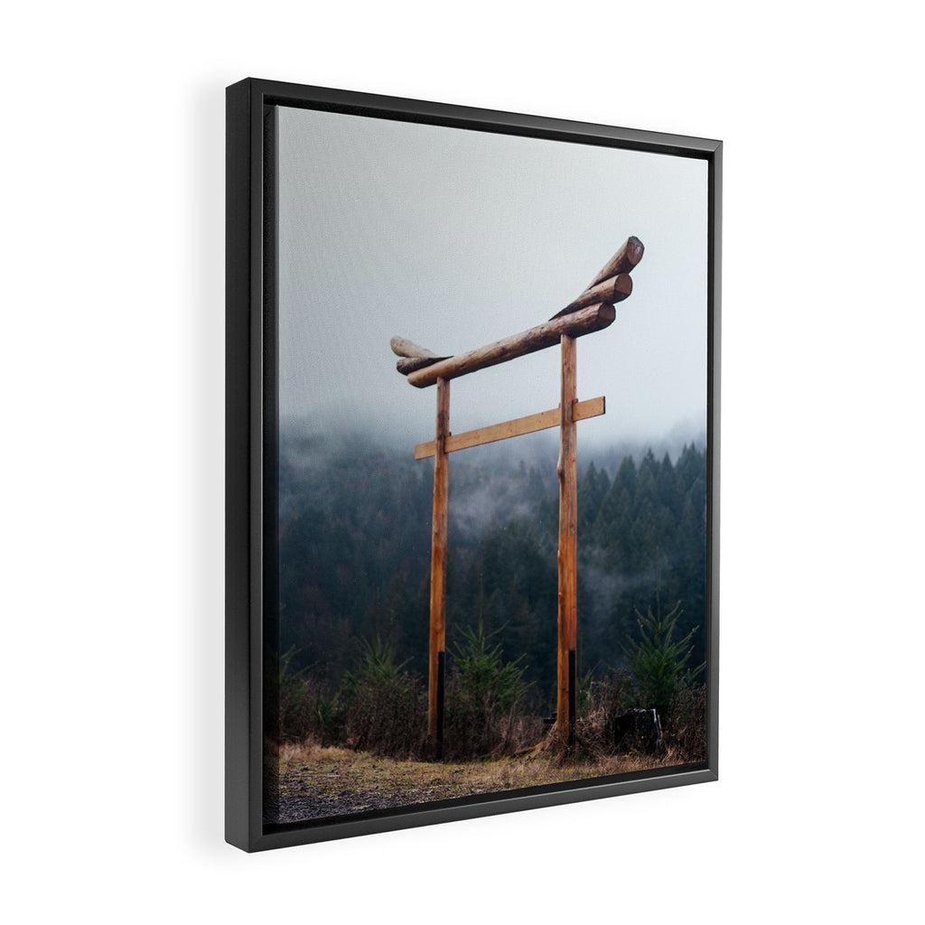 Torii Gate Framed Canvas Print Gallery Image 2