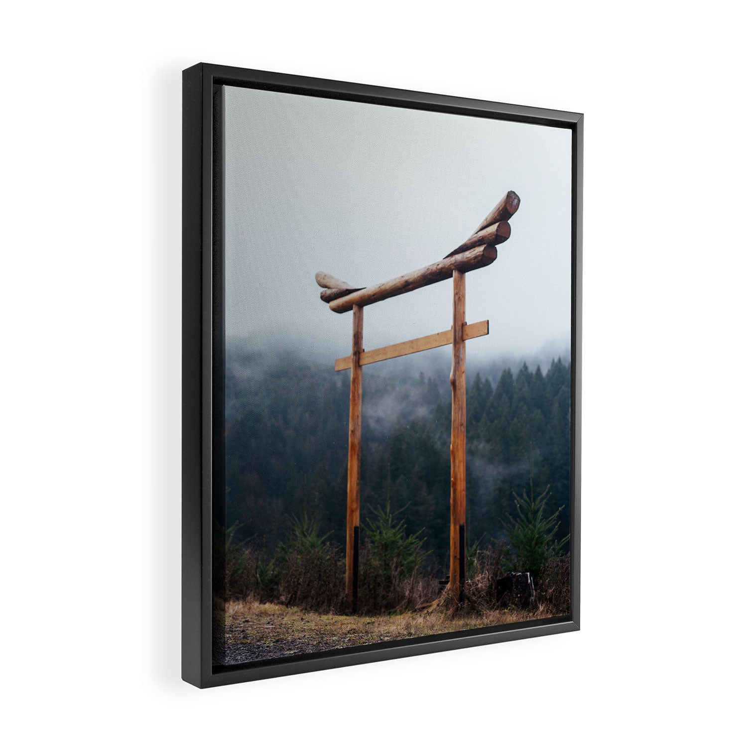 Torii Gate Framed Canvas Print Gallery Image 2