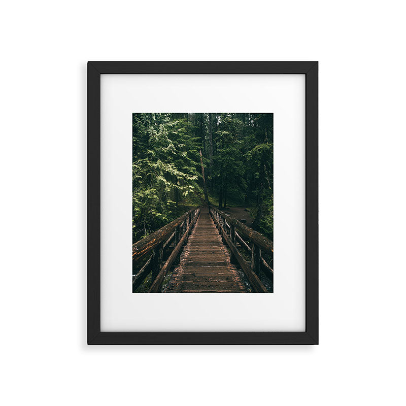 Trail Bridge Framed Art Print Gallery Image 5