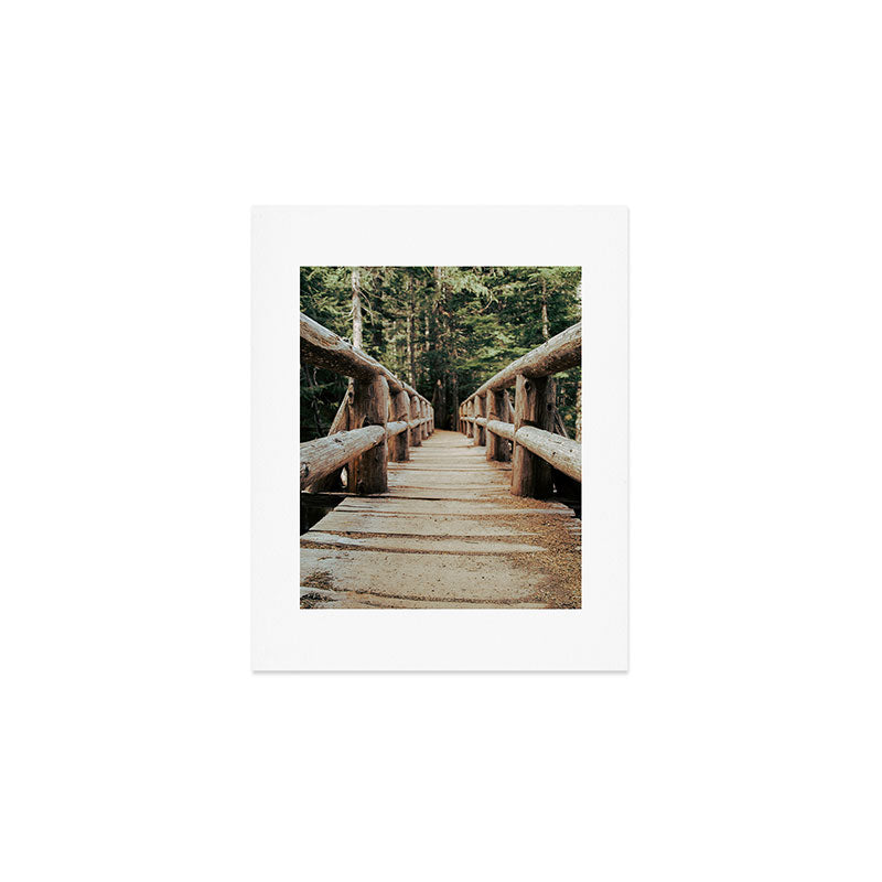 Trail Bridge II Art Print Gallery Image 1