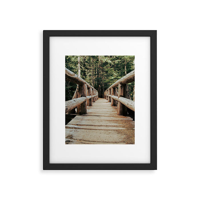 Trail Bridge II Framed Art Print Gallery Image 1