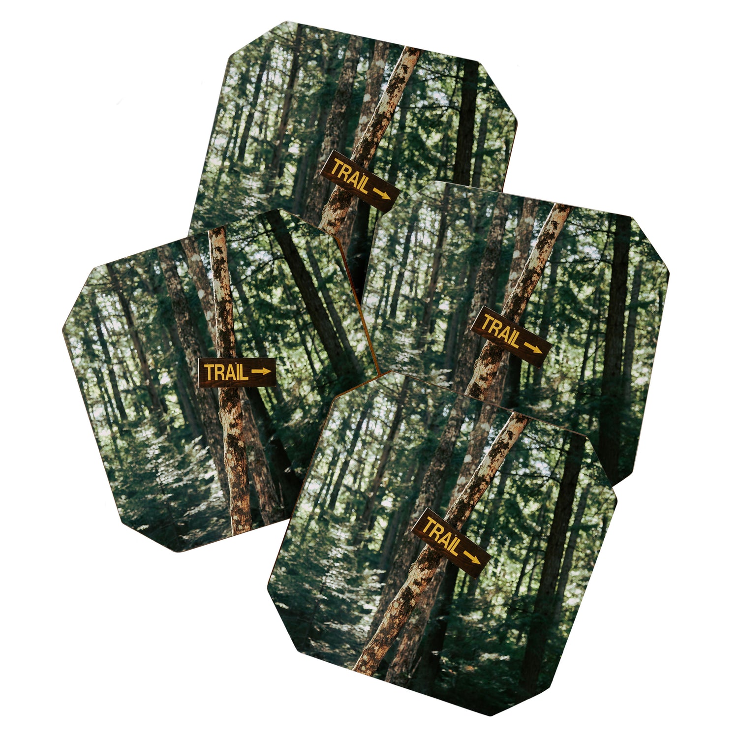 Trail Sign Coaster Gallery Image 1