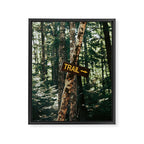 Trail Sign Framed Canvas Print Gallery Image 8
