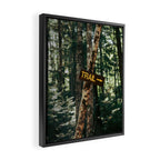 Trail Sign Framed Canvas Print Gallery Image 2
