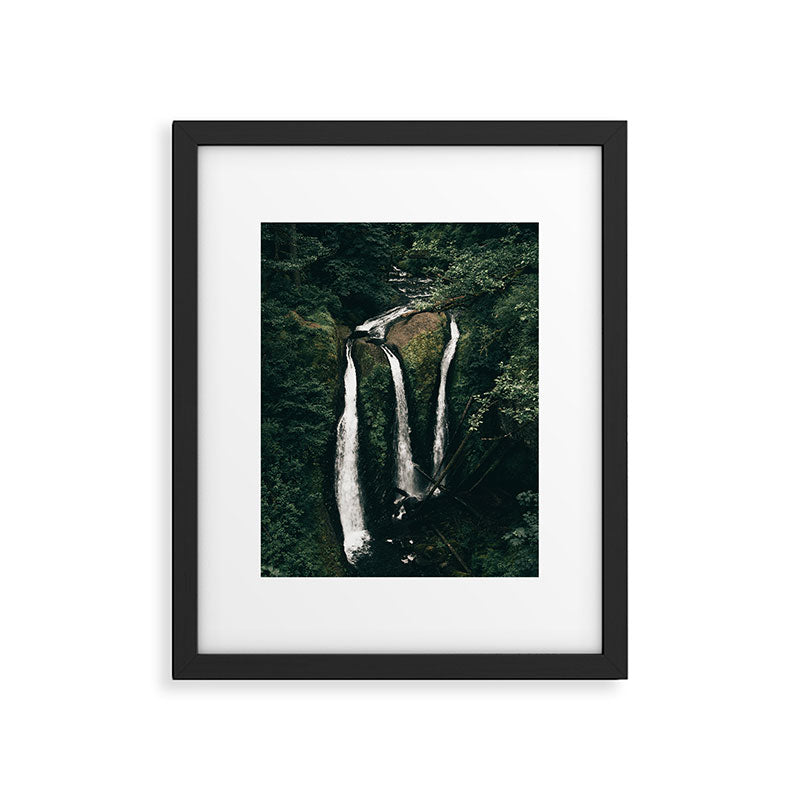 Triple Falls Framed Art Print Gallery Image 5