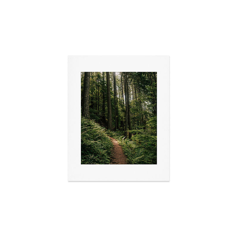 Walking through the Forest Art Print Gallery Image 1