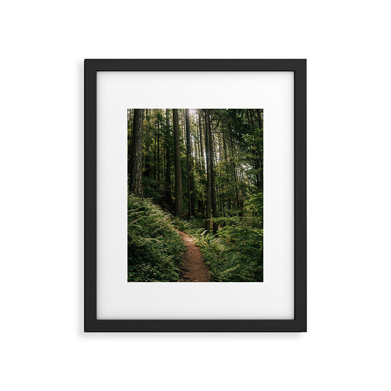 Walking through the Forest Framed Art Print Gallery Image 5