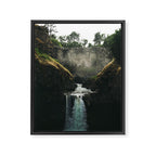 White River Falls II Framed Canvas Print Gallery Image 6