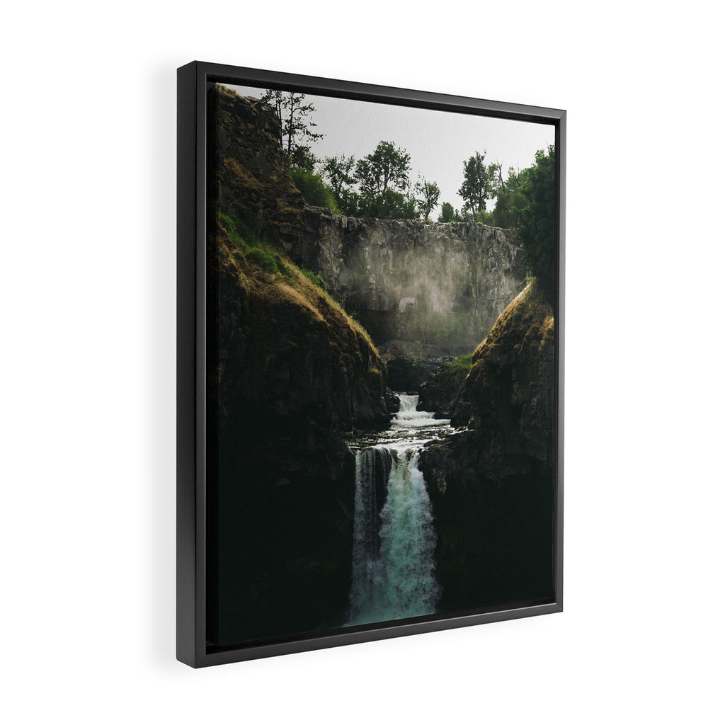 White River Falls II Framed Canvas Print Gallery Image 2