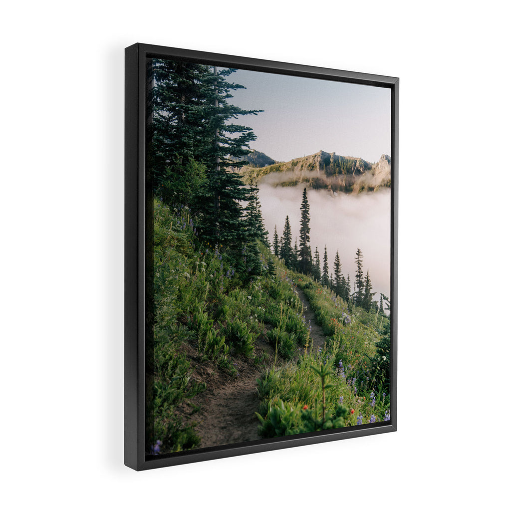 Wildflower Hike II Framed Canvas Print Gallery Image 2