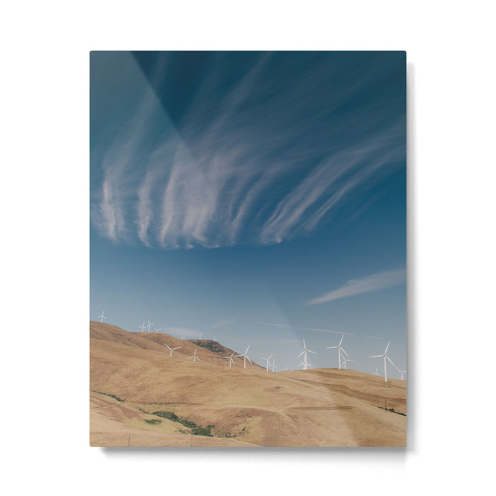 Windmills II Metal Print Gallery Image 1