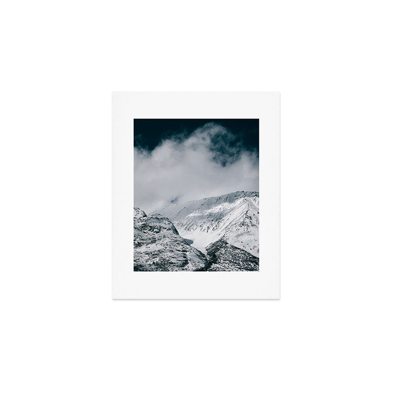 Winter Mountain Landscape Art Print Gallery Image 1