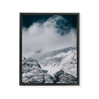 Winter Mountain Landscape Framed Canvas Print Gallery Image 6