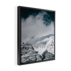 Winter Mountain Landscape Framed Canvas Print Gallery Image 2