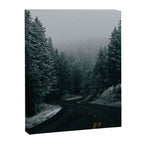 Winter Road Canvas Print Gallery Image 6