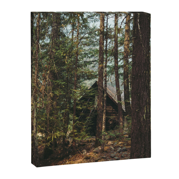 Woodland Cabin Canvas Print Gallery Image 1