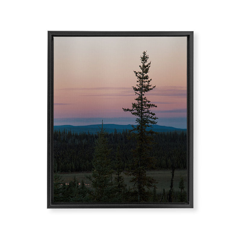 Yukon Evening Framed Canvas Print Gallery Image 6