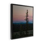Yukon Evening Framed Canvas Print Gallery Image 2