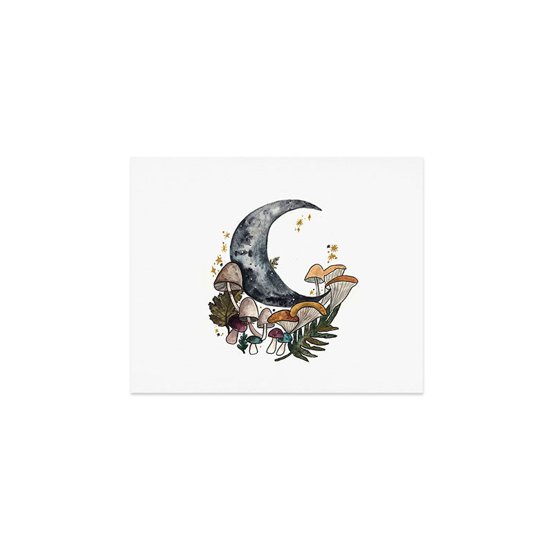 Mushroom Moon Art Print Gallery Image 1