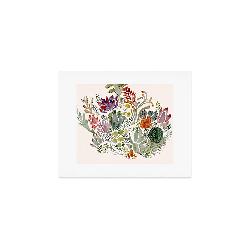 Succulents  Art Print Gallery Image 1