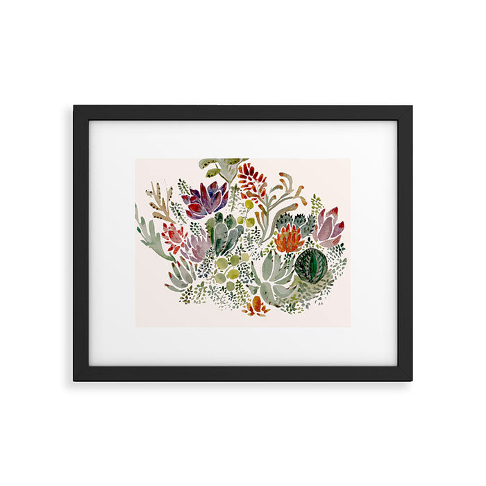 Succulents  Framed Art Print Gallery Image 1