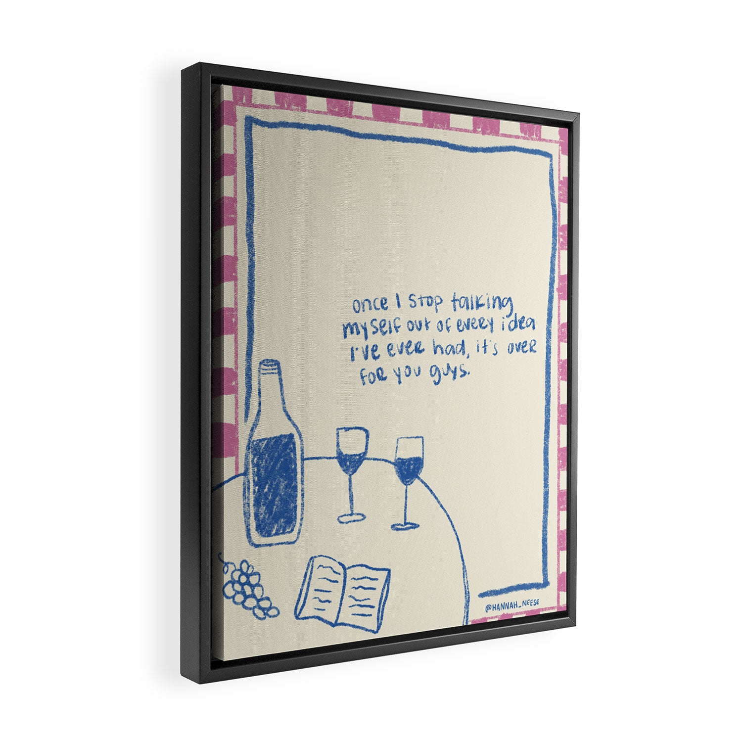 It's Over Art Print Framed Canvas Print Gallery Image 2