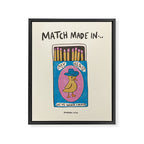 Match Made In My Head Art Print Framed Canvas Print Gallery Image 6