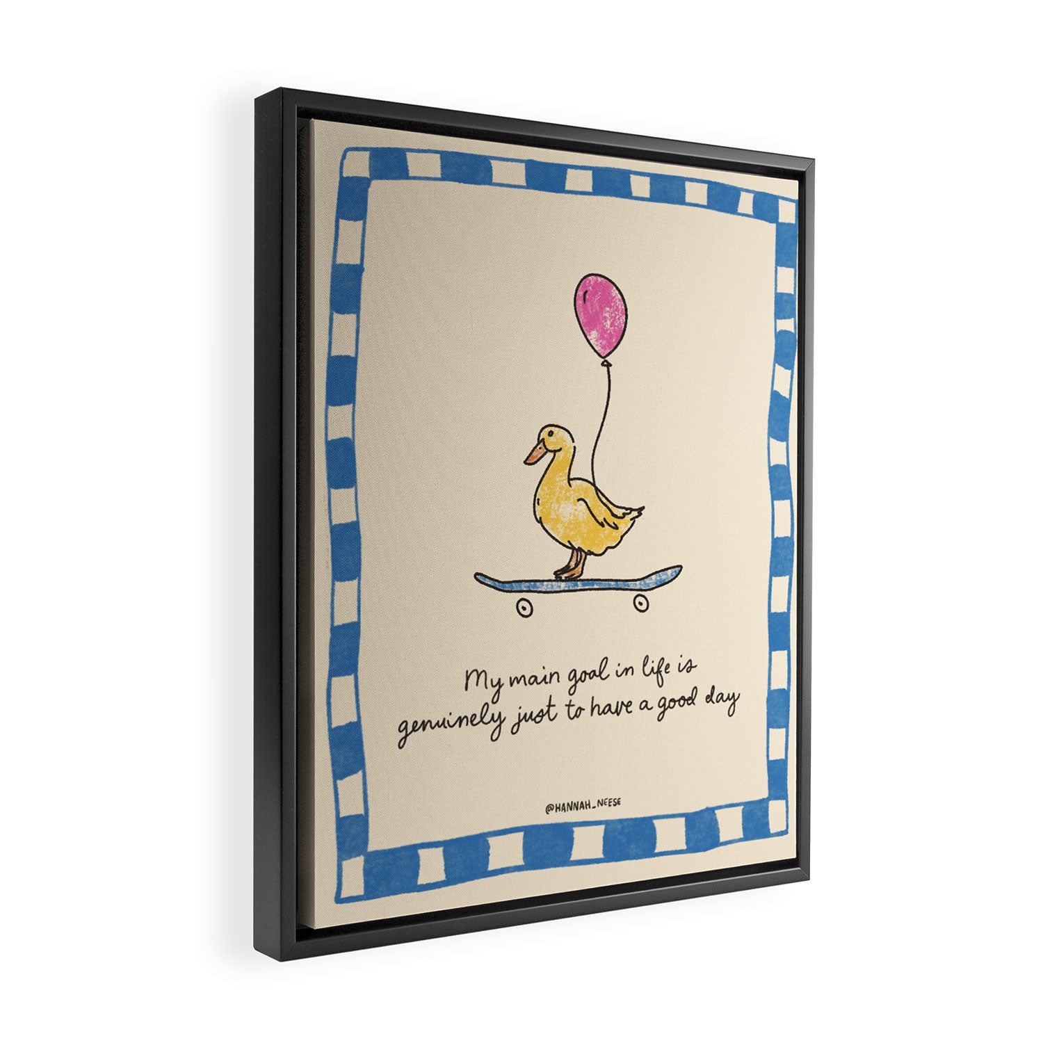 My Main Goal Art Print Framed Canvas Print Gallery Image 2