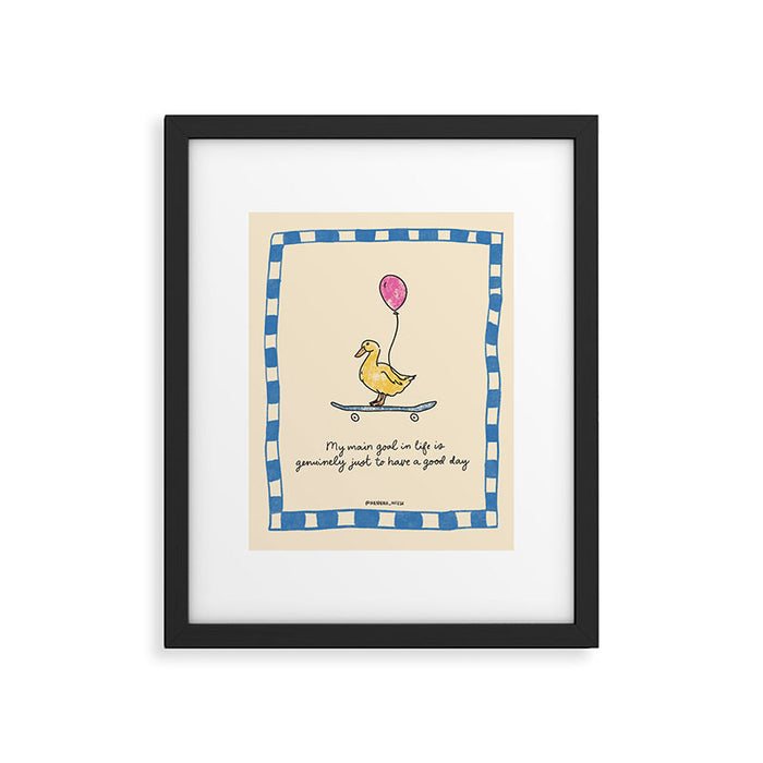 My Main Goal Art Print Framed Art Print Gallery Image 1