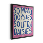 So Many Oopsies Art Print Framed Canvas Print Gallery Image 2