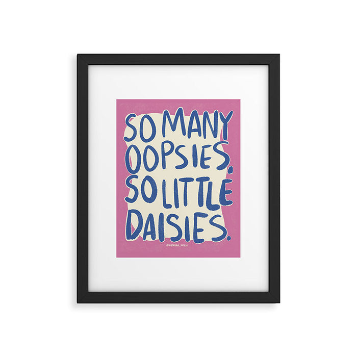So Many Oopsies Art Print Framed Art Print Gallery Image 1