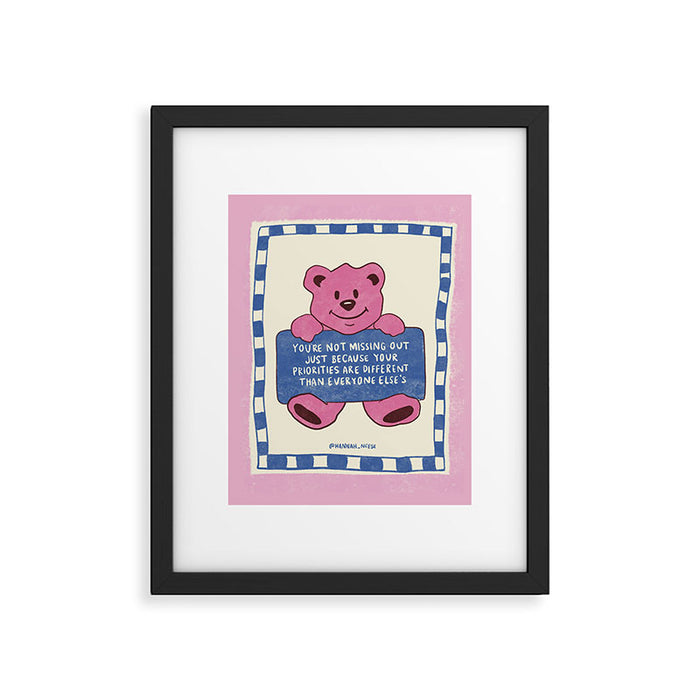 You're Not Missing Out Art Print Framed Art Print Gallery Image 1
