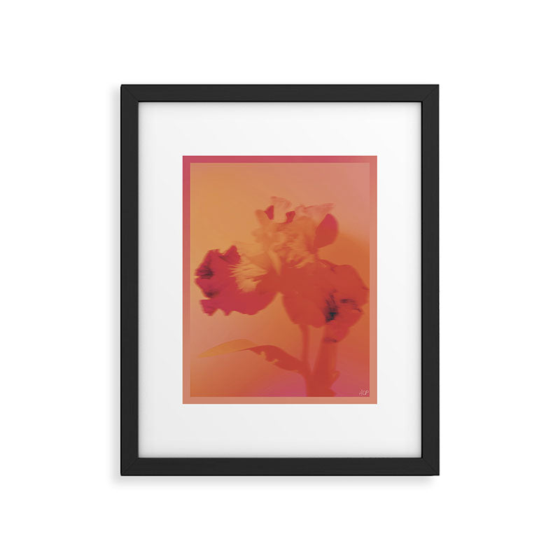 burning iris Framed Art Print Gallery Image 5