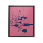 Having me a bevvy! Framed Canvas Print Gallery Image 6