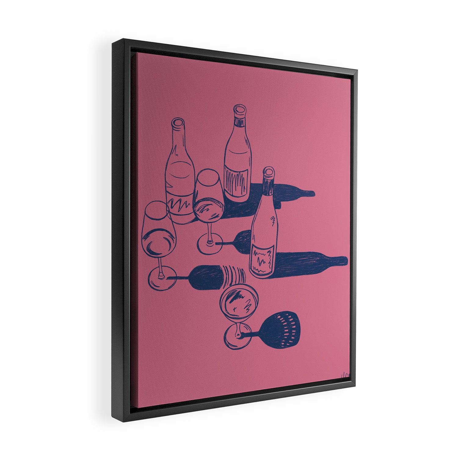 Having me a bevvy! Framed Canvas Print Gallery Image 2