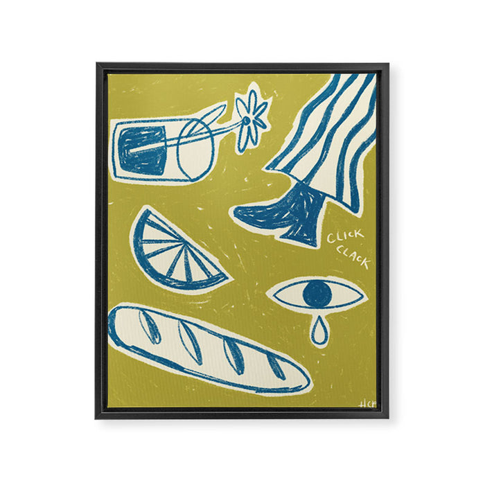 Some Things I Love Framed Canvas Print Gallery Image 1