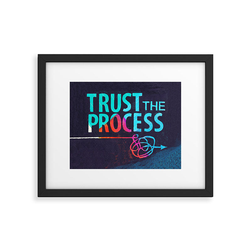 Trust The Process Framed Art Print Gallery Image 5