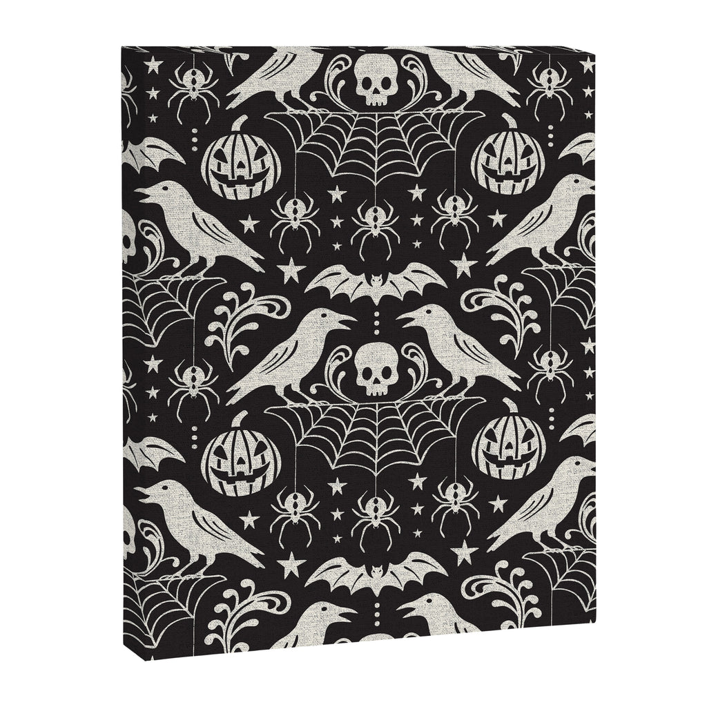 All Hallows' Eve - Black Ivory Halloween Canvas Print Gallery Image 8
