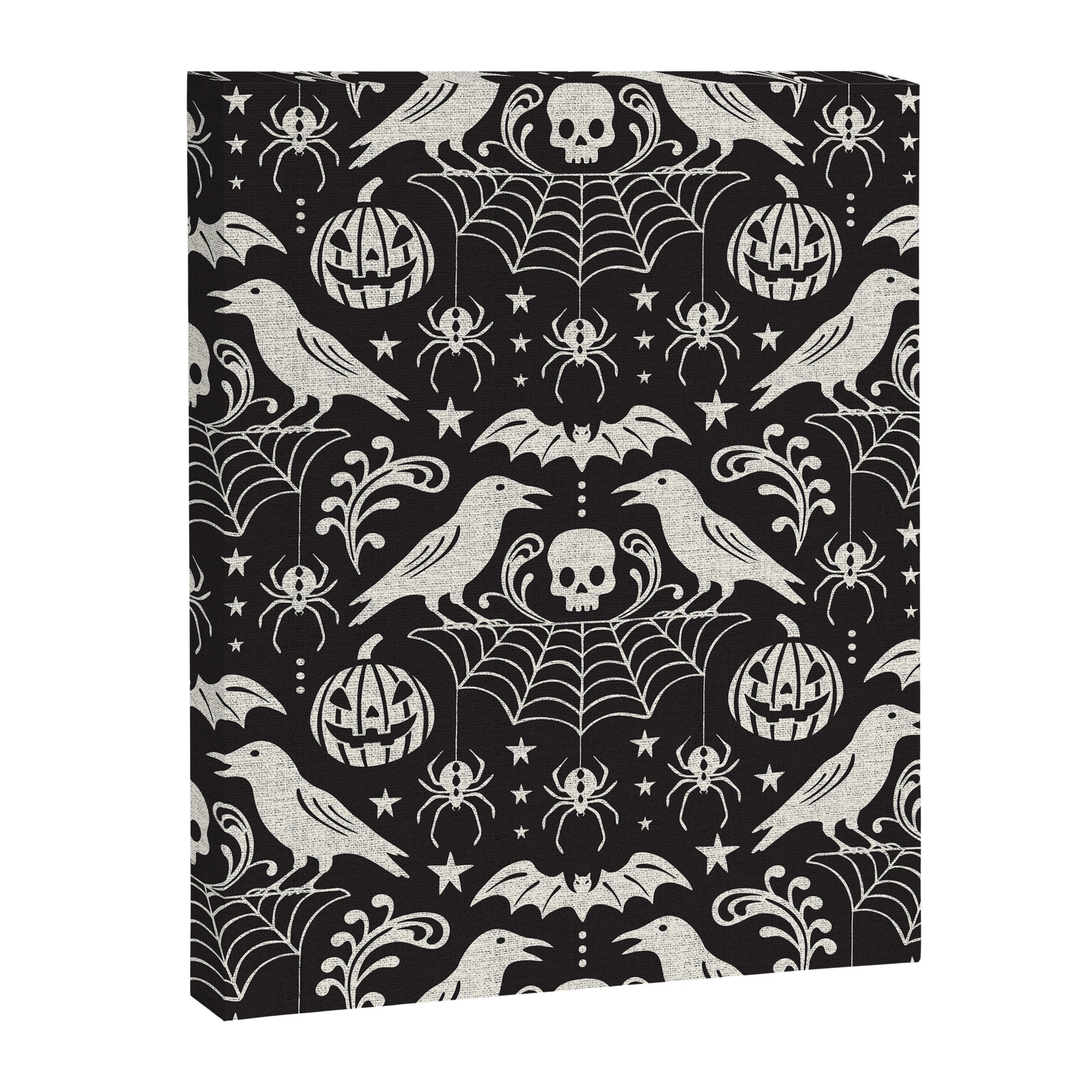 All Hallows' Eve - Black Ivory Halloween Canvas Print Gallery Image 8