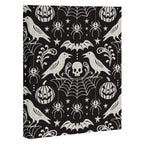 All Hallows' Eve - Black Ivory Halloween Canvas Print Gallery Image 3